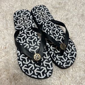 Tory Burch flip flops, size 8.5